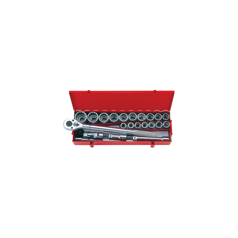 KING TONY 3/4' Socket Set with Accessories 23 (un.) 6023SR