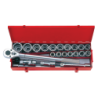 KING TONY 3/4' Socket Set with Accessories 23 (un.) 6023SR