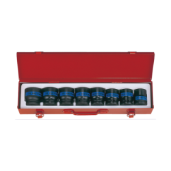 KING TONY 3/4' Impact Socket Set - Metric Size 8 (un.) 6409MP10