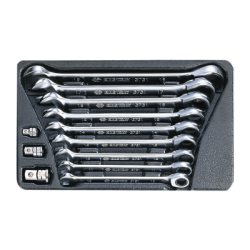 KING TONY Tool Set Content on Tray - 12 (un.)