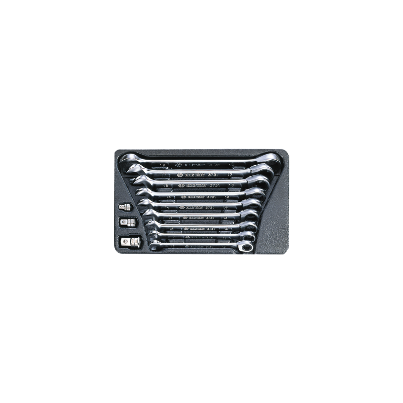 KING TONY Tool Set Content on Tray - 12 (un.)