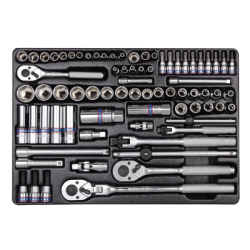 KING TONY Socket Set and Accessories for Tool Trolley 75 (un.)