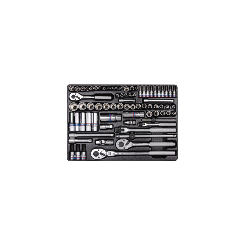 KING TONY Socket Set and Accessories for Tool Trolley 75 (un.)