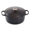 Cocotte Redonda 24cm Preto Fosco - Evolution