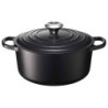 Cocotte Redonda 24cm Preto Fosco - Evolution