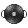 Cocotte Redonda 24cm Preto Fosco - Evolution