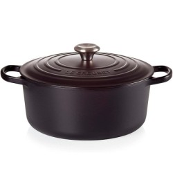 Cocotte Redonda 28cm Preto Fosco - Evolution