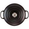 Cocotte Redonda 28cm Preto Fosco - Evolution