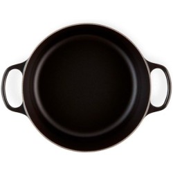 Cocotte Redonda 28cm Preto Fosco - Evolution