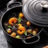 Cocotte Redonda 28cm Preto Fosco - Evolution