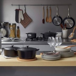 Cocotte Redonda 28cm Preto Fosco - Evolution