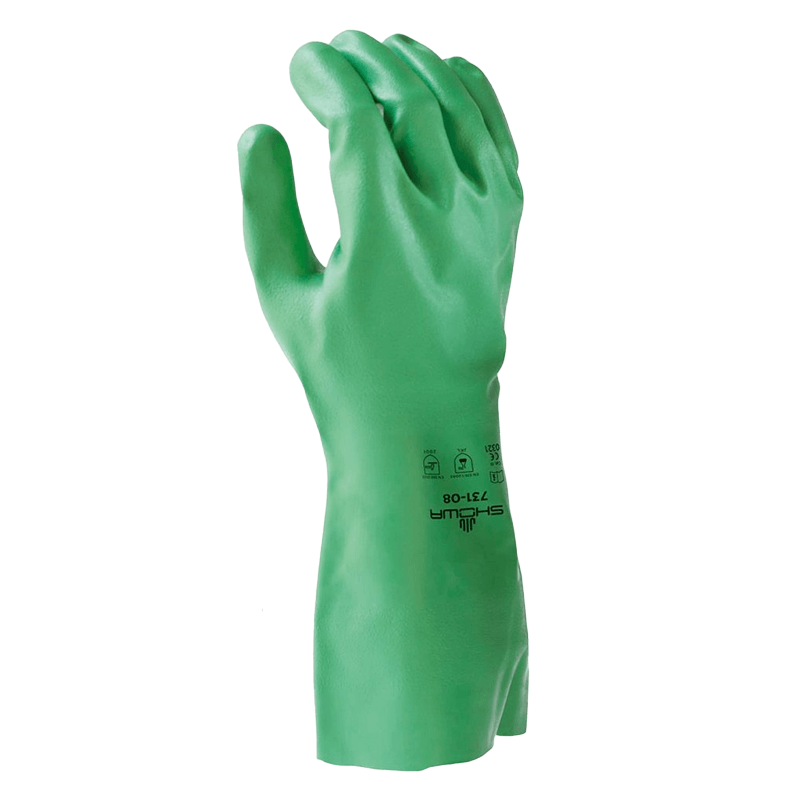 Luva Química Flocada BIO 355 mm 731 SHOWA Tamanho XXL Luva Química Flocada BIO 355 mm 731 SHOWA Tamanho XXL