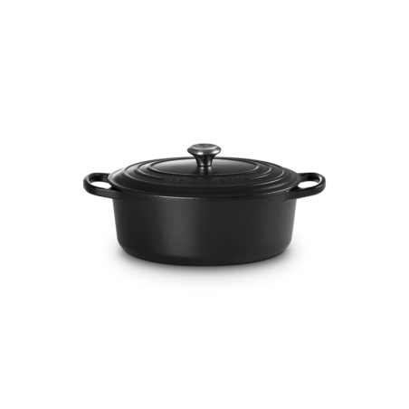 Cocotte Oval 29cm Preto Mate - Evolution