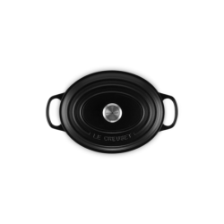 Cocotte Oval 29cm Negro Mate - Evolution