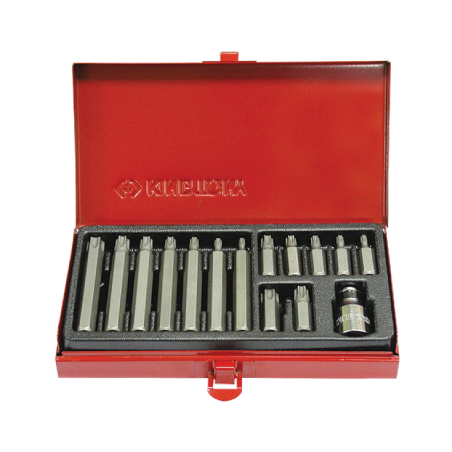 KING TONY 10 mm TORX® Bit Set 15 Pieces