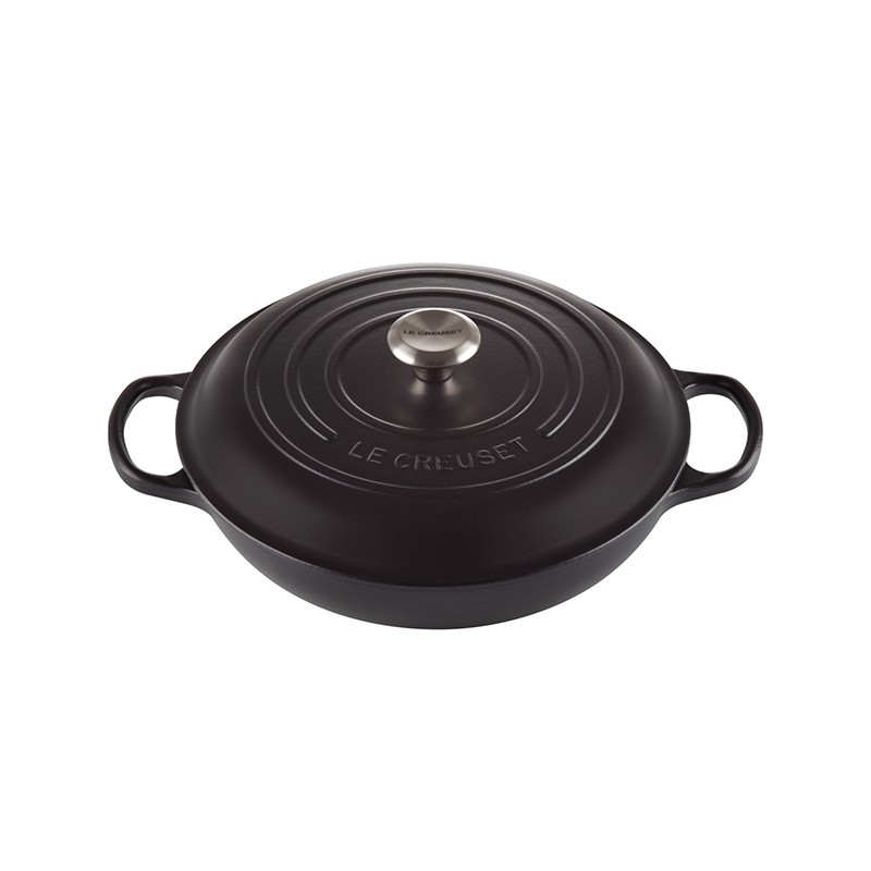 Caçarola Baixa 30cm Preto Fosco - Evolution Caçarola Baixa 30cm Preto Fosco - Evolution