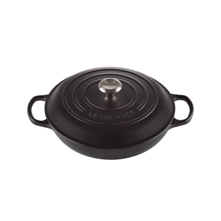 Shallow Casserole 30cm Satin Black - Evolution