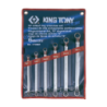 KING TONY 6 (un.) 75° Offset Ring Wrench Set 1706MR