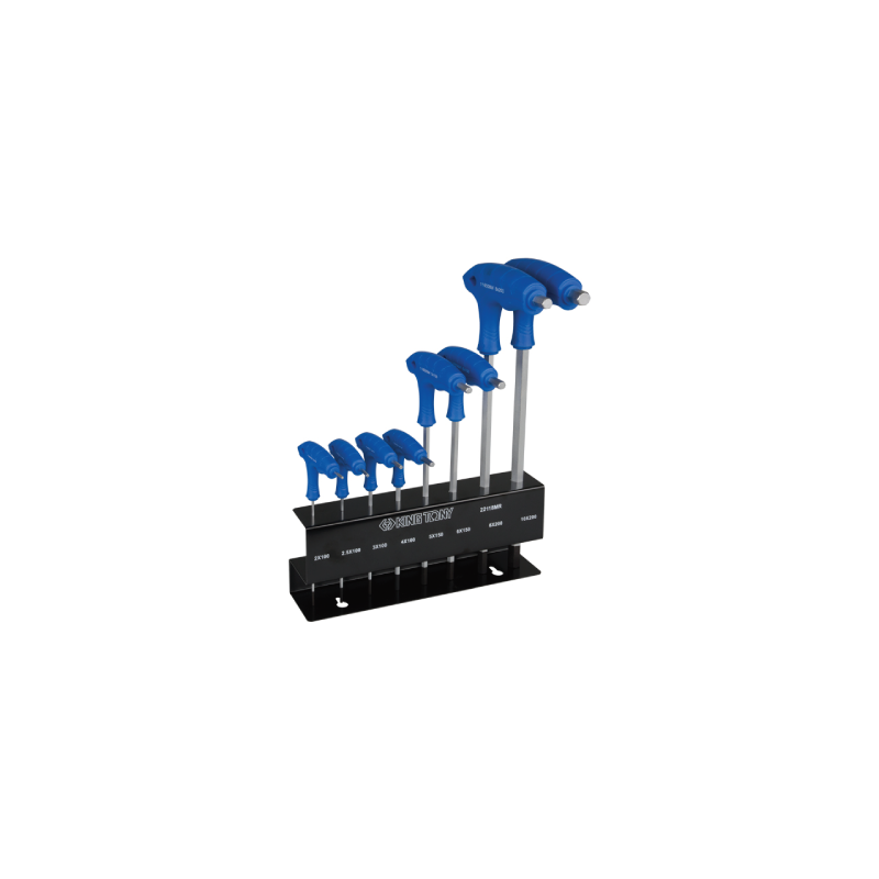 KING TONY L Type Wrench Set Hex Head 1165MR - 8 (un.)