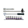 KING TONY 1/2' Socket Set 11 (un.) 4311MR