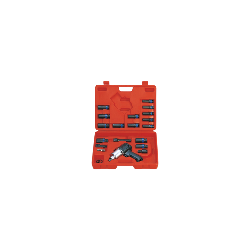 KING TONY 1/2' Impact Socket & Wrench Set - 23 (un.)