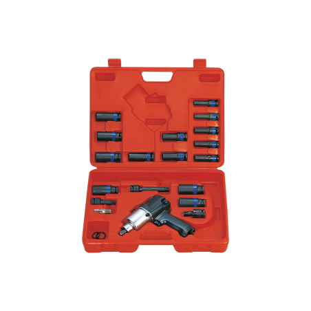 KING TONY 1/2' Impact Socket & Wrench Set - 23 (un.)