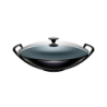 Wok con Tapa de Cristal 36cm Negro Mate - Collection