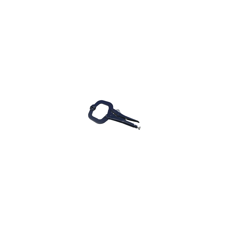 C-clamp with movable pressure pads for t