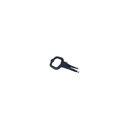 C-clamp with movable pressure pads for t