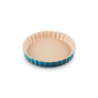 Stoneware Fluted Flan Dish 28cm Deep Teal - Heritage