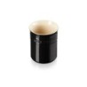 Stoneware Small Utensil Jar Black Onyx - Classic