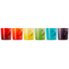 SET 6 TAZAS ARCOIRIS 350 ML (PAL,FLA, SO