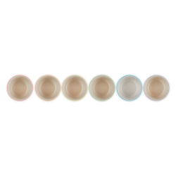 Set of 6 Mini Ramekins - Rainbow