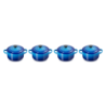 Set 4 Mini Cocottes - Azure