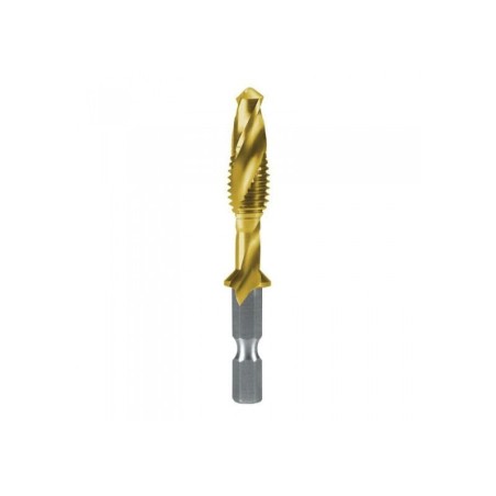 RUKO Male To Open Combined-Bit Threads 'Long' HSS-TiN, Rectified (M4)