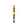 RUKO Male To Open Combined-Bit Threads 'Long' HSS-TiN, Rectified (M5)
