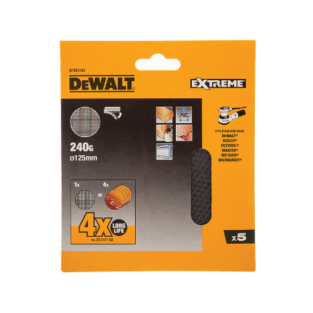 DeWalt Mesh Sanding Discs 125mm G240