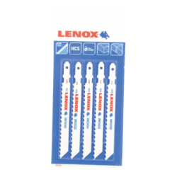 Lâminas de Serra de Aço Carbono Jig, Aplicação Rápida, Corte Bruto 6TPI 102 mm - Pack de 5 LENOX