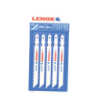LENOX High Carbon Steel Jig Saw Blades Application Fast, Rough Cut 6TPI 102 mm - Pack of 5