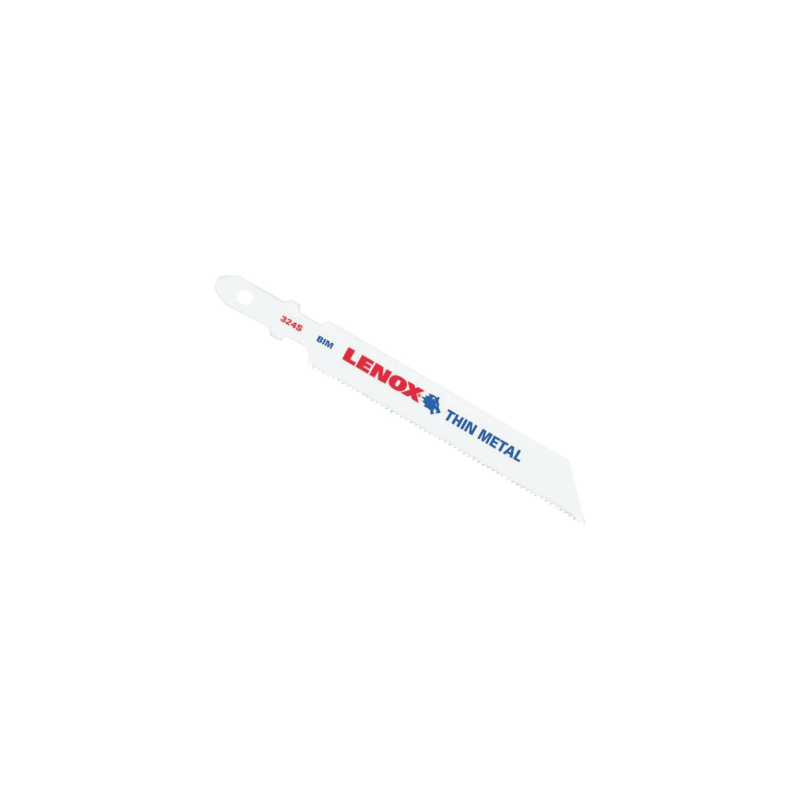 Lâmina de Serra Bimetálica Com Haste em T 324S 92X10X0,9 mm 24TPI para Metal - Pack de 2 LENOX Lâmina de Serra Bimetálica Com Haste em T 324S 92X10X0,9 mm 24TPI para Metal - Pack de 2 LENOX