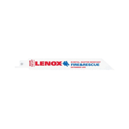 Lâminas de Serra Bi-Metal Reciprocating 650R 152X19X1.3 mm 10/14TPI - Pack de 5 LENOX