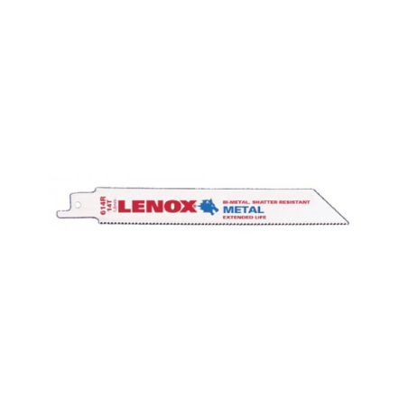 Lâminas de Serra Reciprocating Standard Bi-Metal B614R 152X19X0,9 mm 14TPI - Pack of 25 LENOX