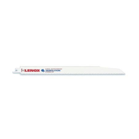 Lâmina de Serra Reciprocating Demolition 106R 305X28X1.6 mm 6TPI - Pack de 25 LENOX