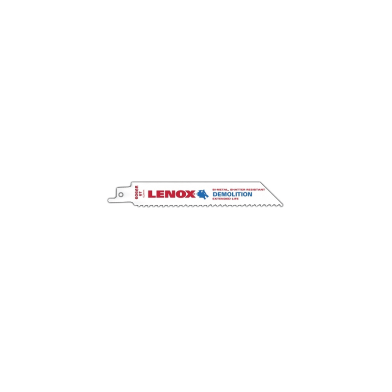 Lâminas de Serra Reciprocating Demolition 6066R 152X28X1.6mm 6TPI - Pack de 2 LENOX