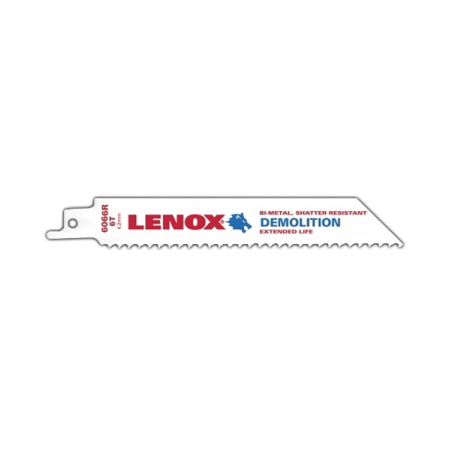 Lâminas de Serra Reciprocating Demolition 6066R 152X28X1.6mm 6TPI - Pack de 2 LENOX