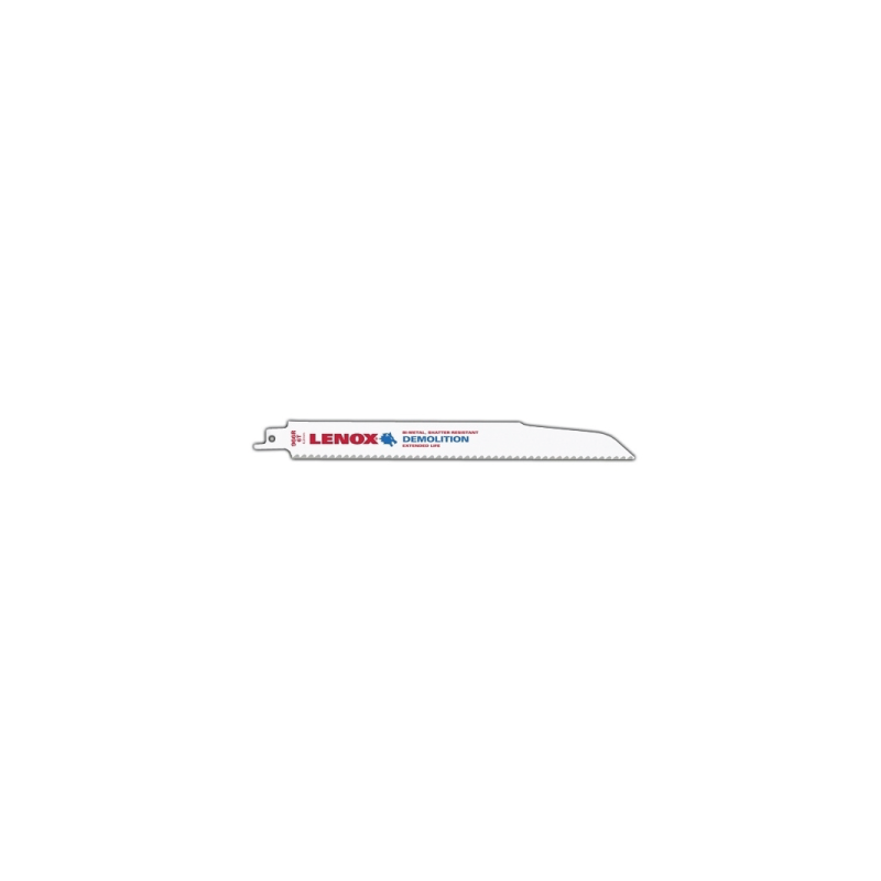 Lâminas de Serra Demolition Reciprocating 229X22X1.6 mm 6TPI - Pack de 25 LENOX Lâminas de Serra Demolition Reciprocating 229X22X1.6 mm 6TPI - Pack de 25 LENOX