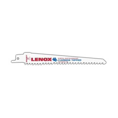 Lâminas de Serra Reciprocating com Ponta de Carbide 152X19X1.3 mm 6TPI Contorno Voltar - Pack de 1 LENOX