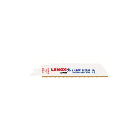 Lâminas de Serra Gold Power Arc Corte de Metal 152X25X1.07 10TPI - Pack de 5 LENOX