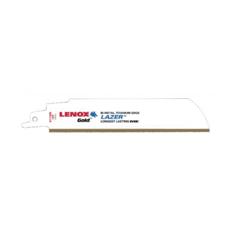 Lâminas de Serra Gold Power Arc Corte de Metal 152X25X1.07 18TPI - Pack de 5 LENOX