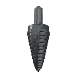 LENOX Vari-Bit Step Drill Bits 9.5 mm (Shank Size) - Hole Size (12.7, 14.3, 15.9, 17.5, 19.1, 20.6, 22.2, 23.8, 25.4)